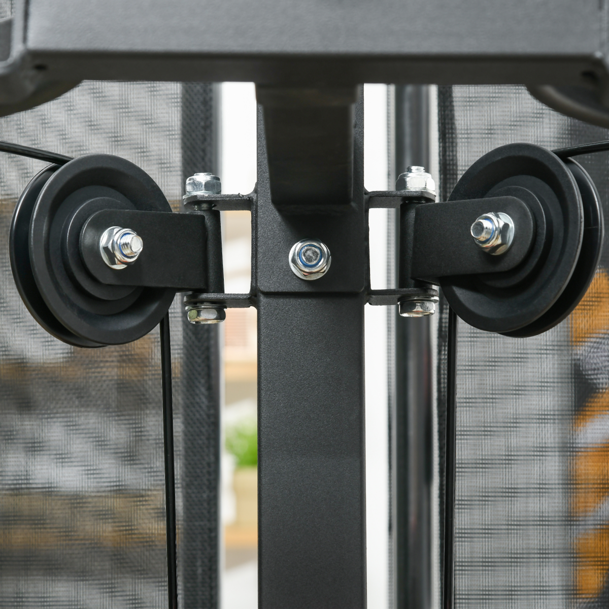 Multi Gym Workout Station with Sit Up Bench, Push Up Stand, Dip Station