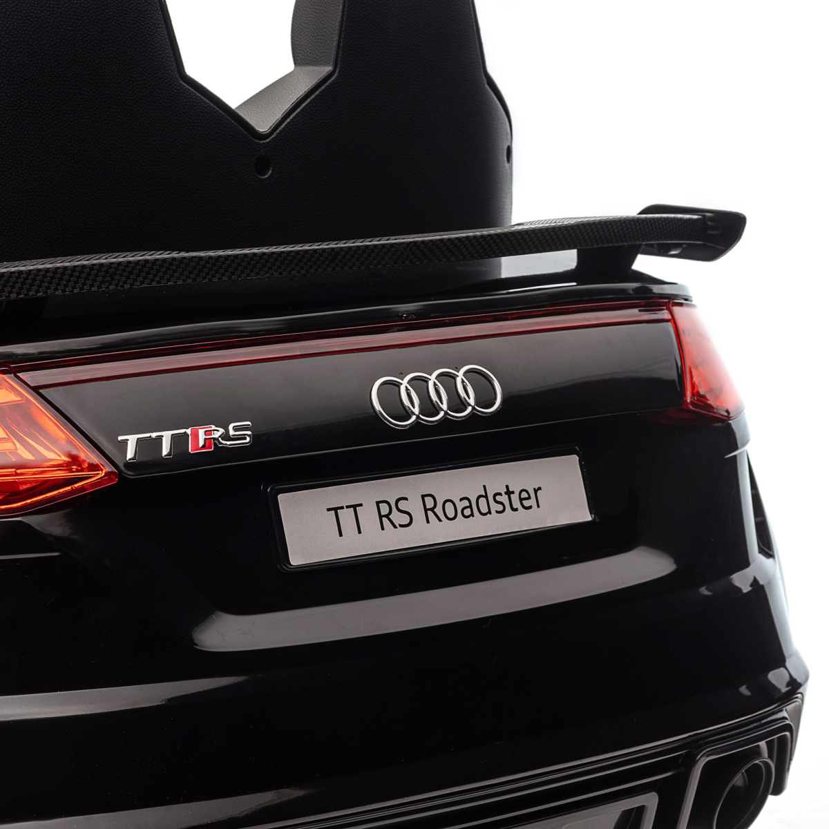 Licensed Audi TT RS 12V Electric Ride On Car with Remote Control, Headlights and MP3 - Black