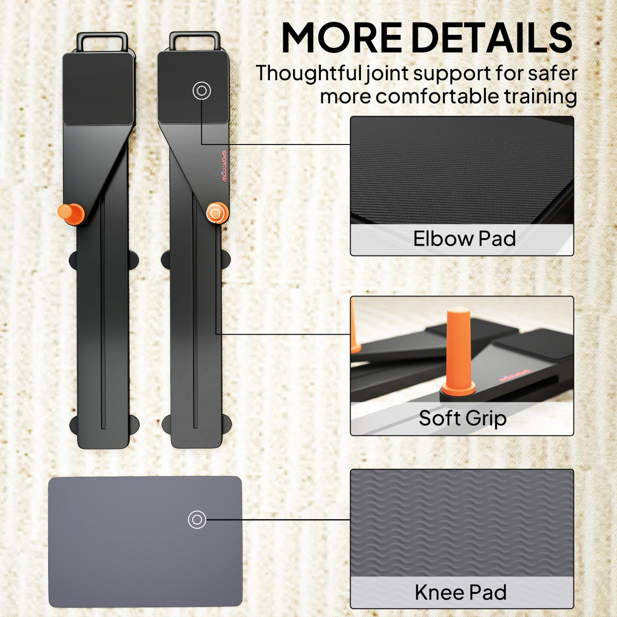 SPORTNOW Set of 2 Push Up Boards, Portable Home Gym, 120 kg
