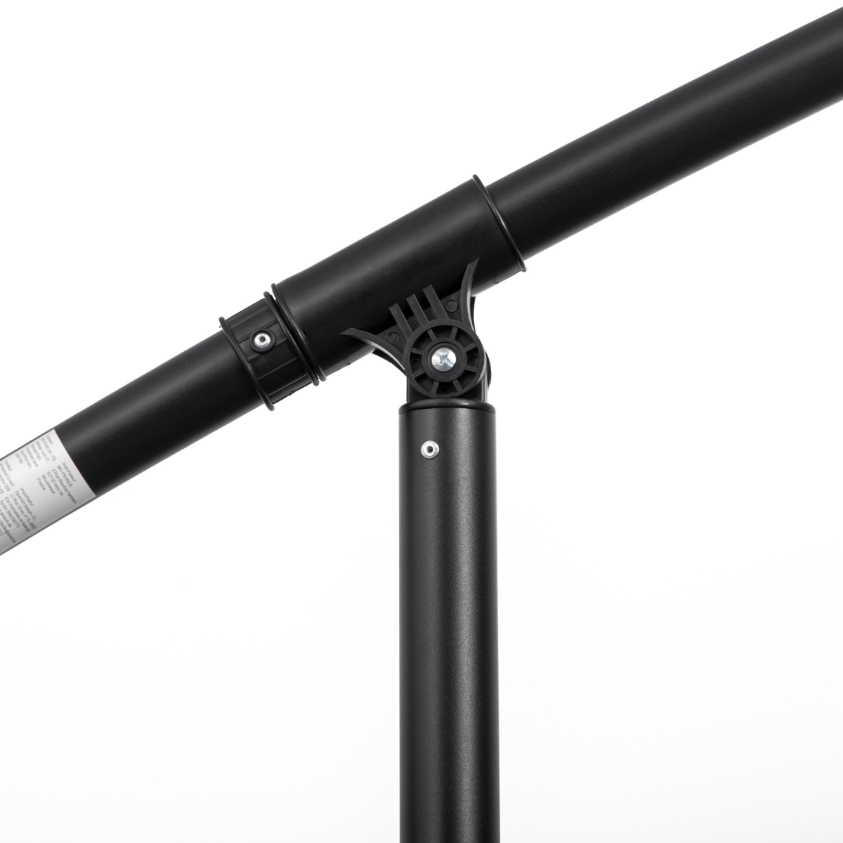 3m Square Cantilever Parasol with Crank Handle, Cross Base