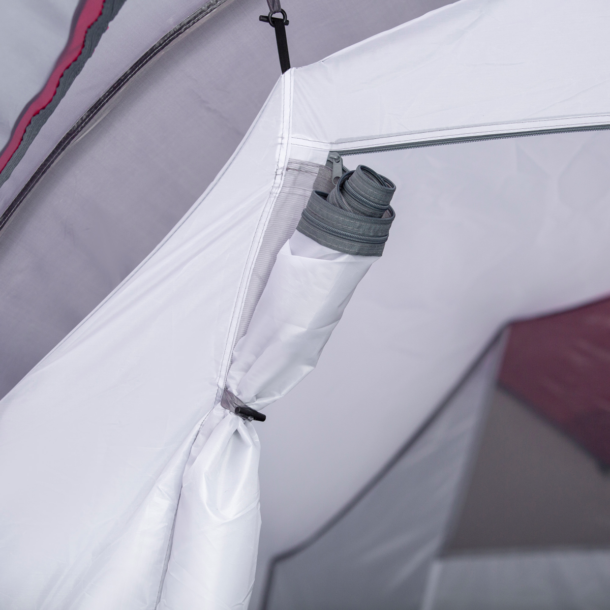 3 Man Camping Tent with 2 Rooms, Porch, Mesh Vents, Waterproof