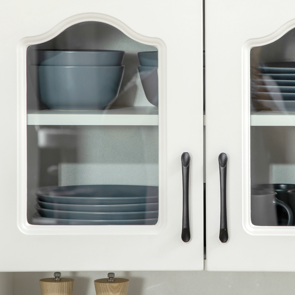 HOMCOM White Kitchen Storage Cabinet with Shelves & Drawers