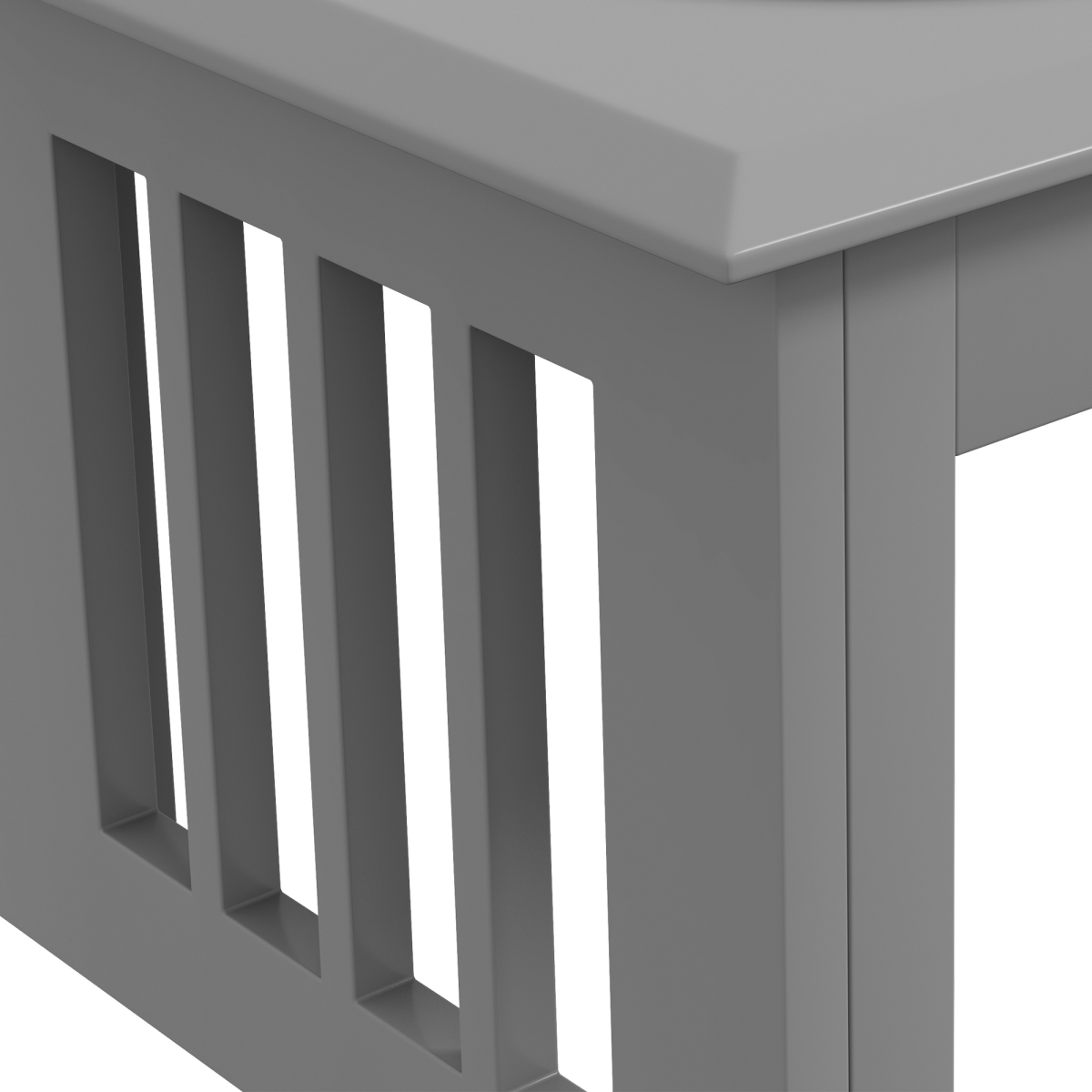 PawHut Elevated Pet Feeder with Stainless Steel Double Bowls, Grey