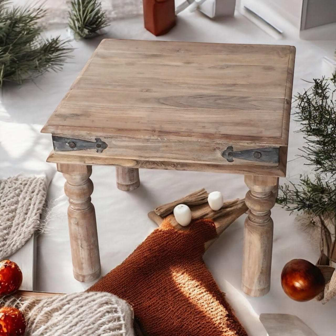 MSL 45cm Wooden Square Table