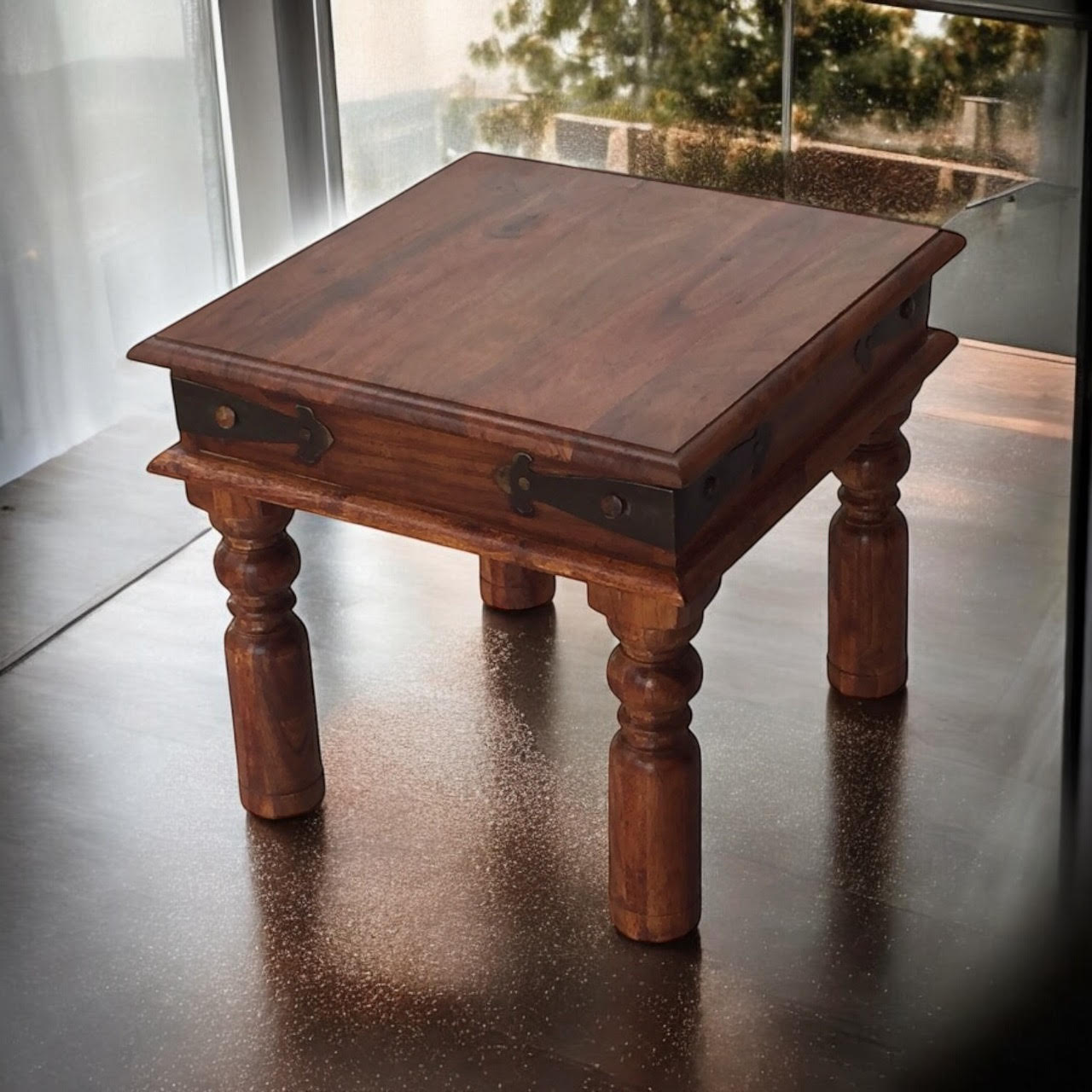 MSL 45cm Wooden Square Table