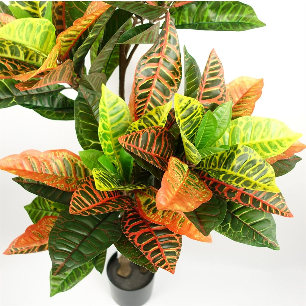 Leaf 140cm Artificial Codiaeum Tree with 179 Leaves