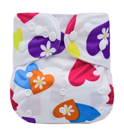 Reusable Baby Cloth Nappies With Insert - Choice of 11 Designs