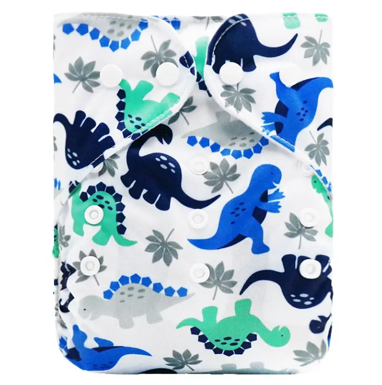 Reusable Baby Cloth Nappies With Insert - Choice of 11 Designs