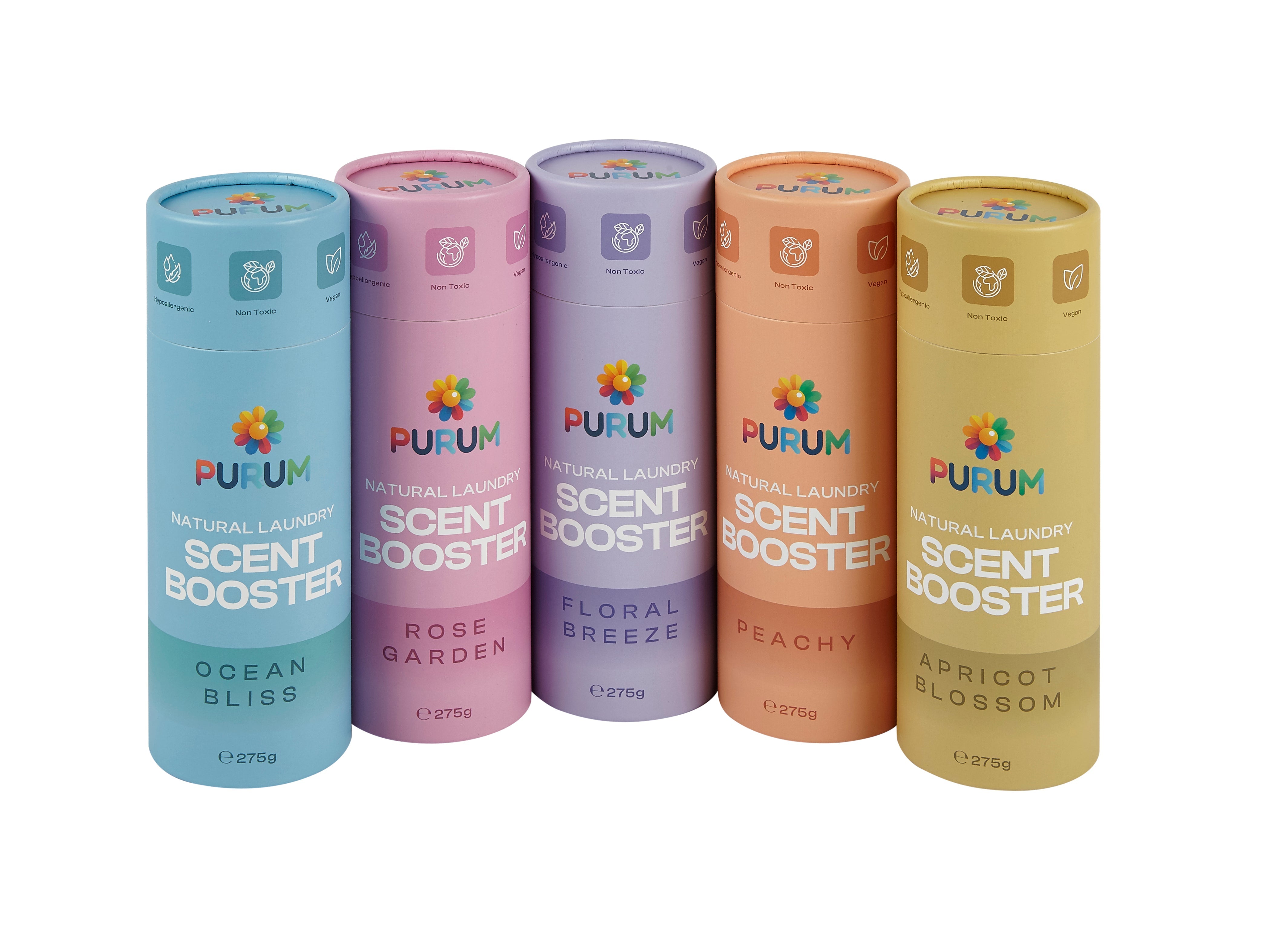 Purum Eco Laundry Mega Bundle – 320 Laundry Sheets + 1.375kg Scent Boosters