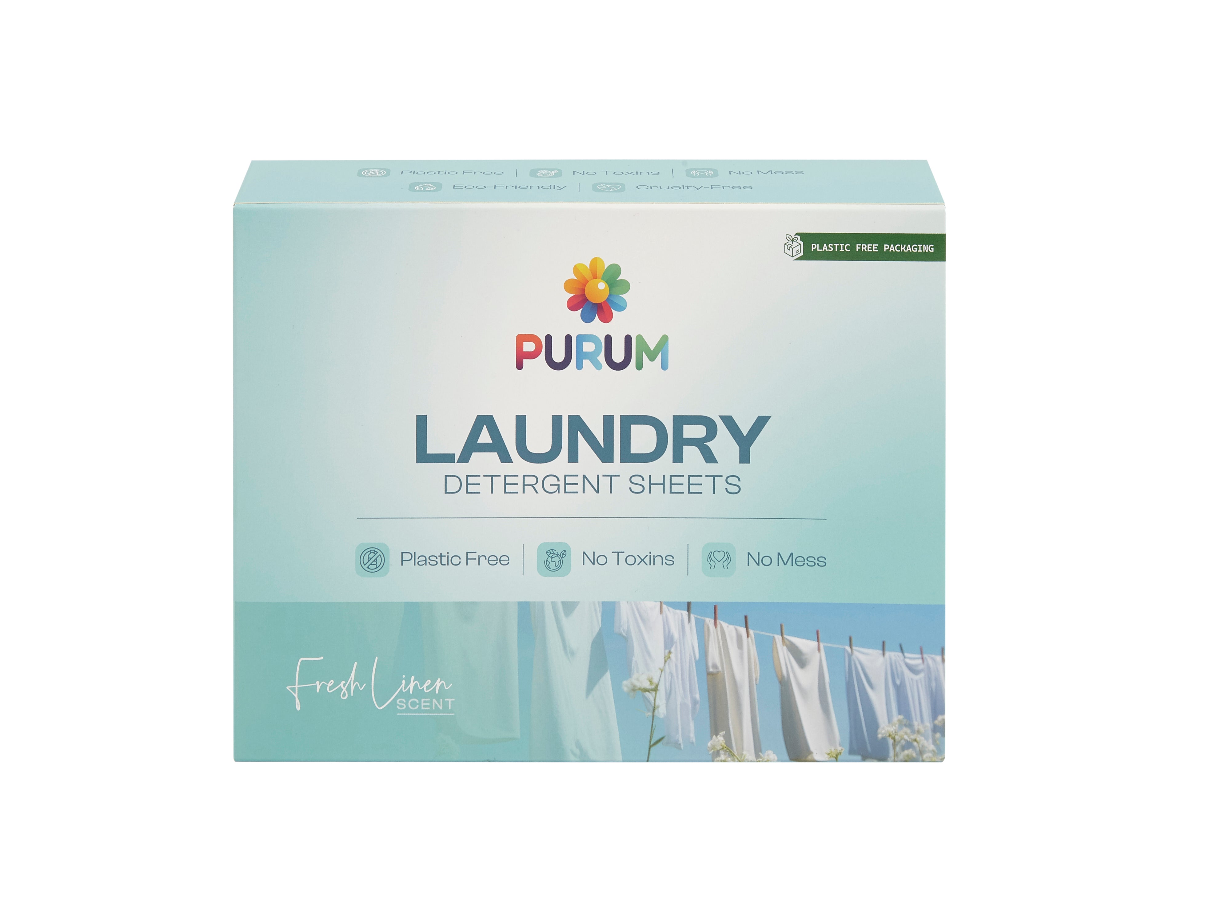 Purum Eco Laundry Mega Bundle – 320 Laundry Sheets + 1.375kg Scent Boosters