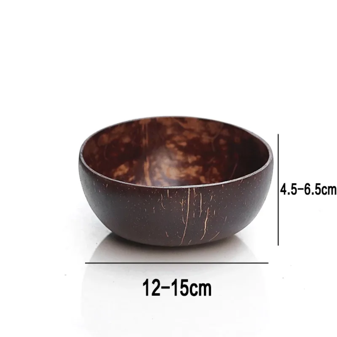 Re:gn Eco-friendly Coconut Bowls & Spoons Set of 2