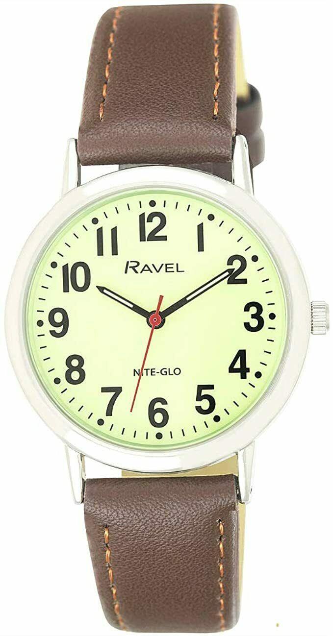 Ravel Mens Basic in The Dark Luminous Dial Watch R.GL.02