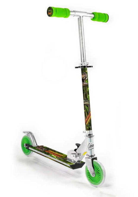Ozbozz Dinosaur Folding 2 Wheel Scooter