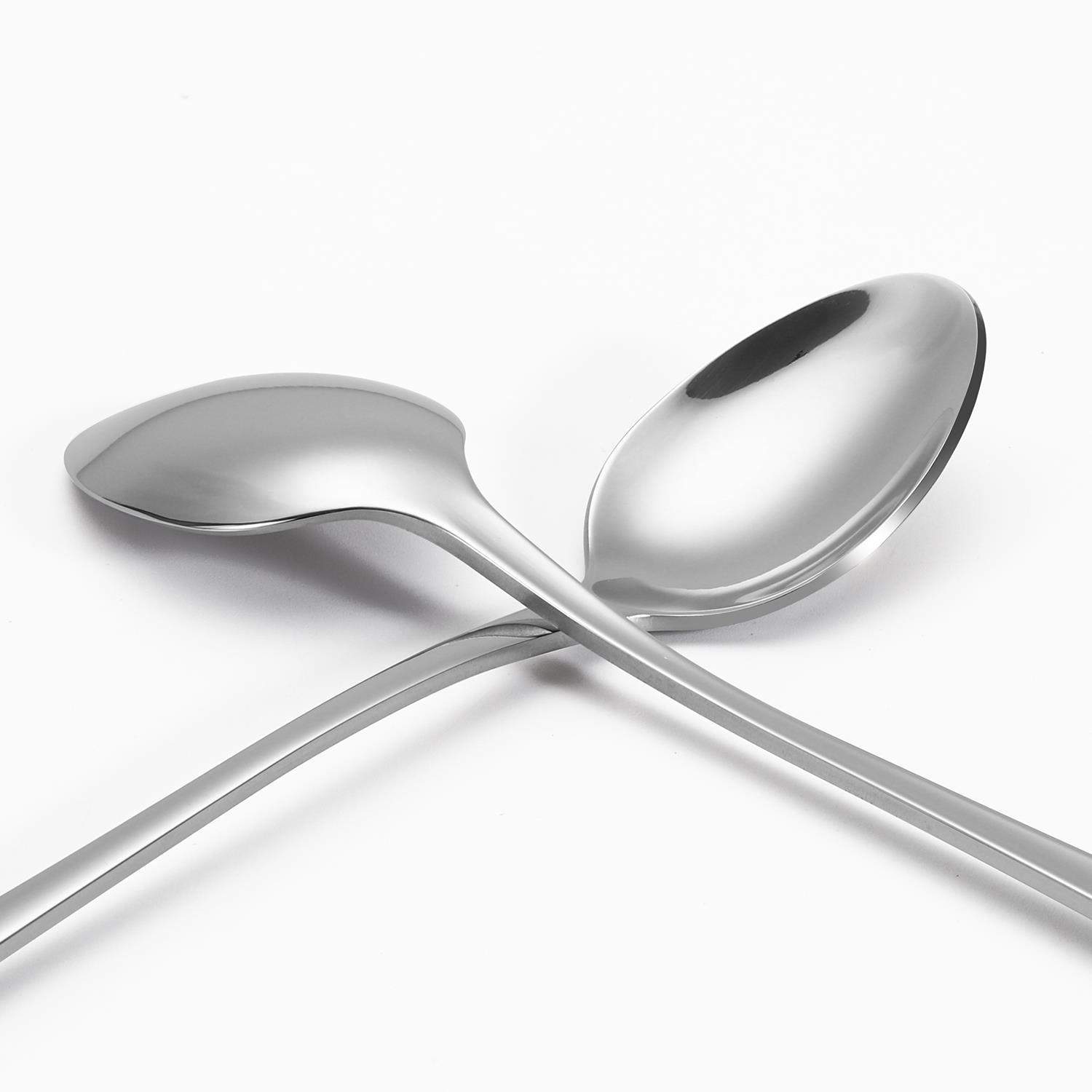 Vinsani 12-Piece Stainless Steel Long Handle Latte Spoons