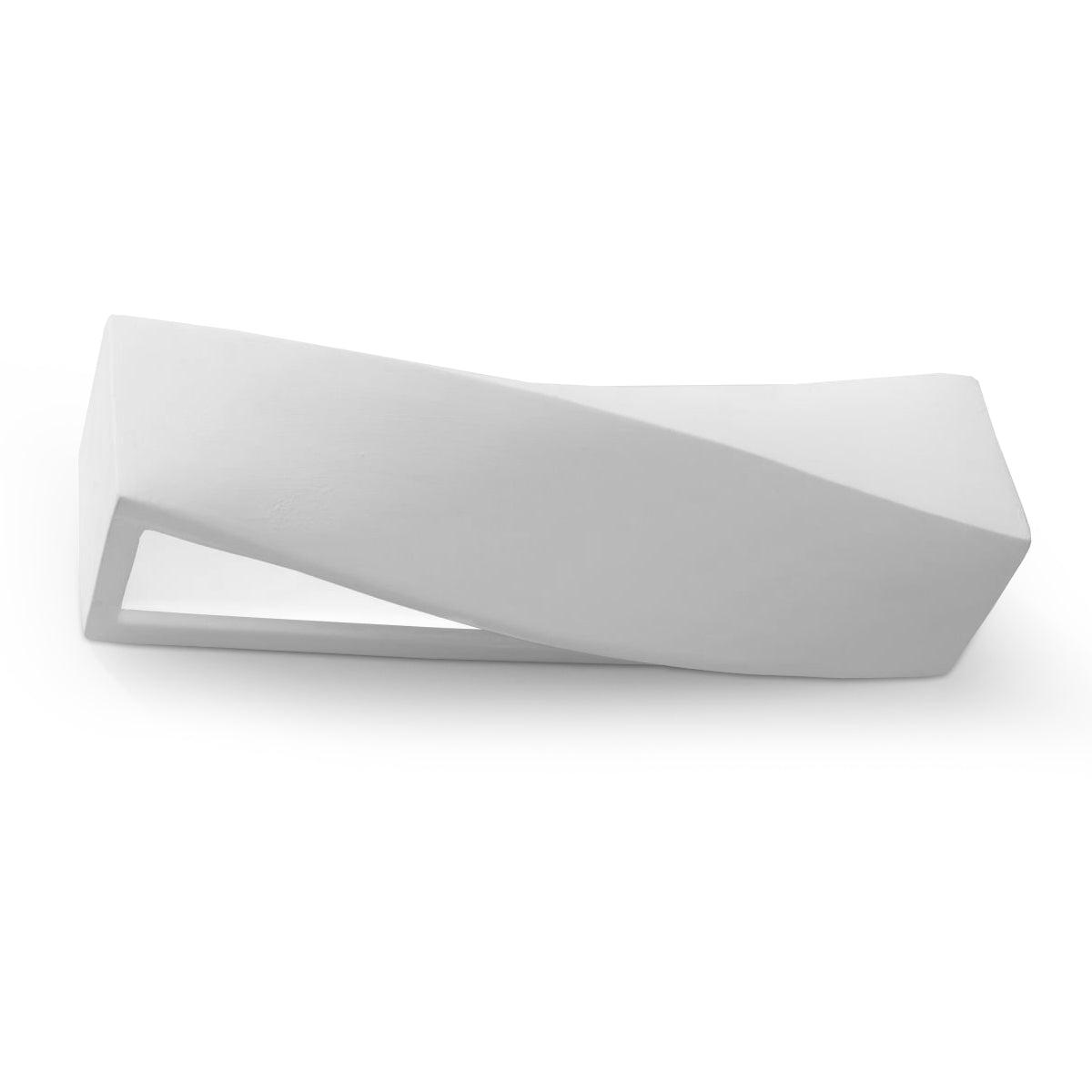 SOLLUX SIGMA Ceramic Wall Lamp, Simple Classic Design, Paintable, E27, White