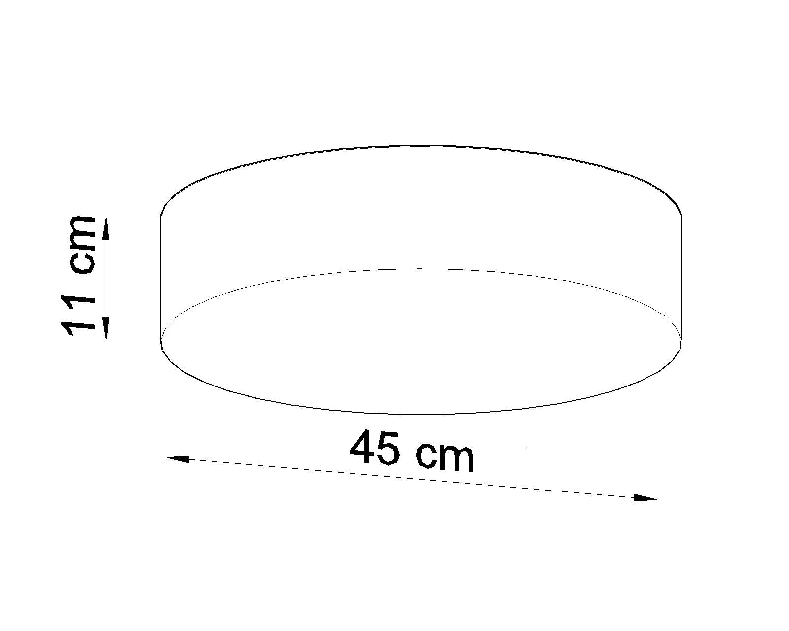 Ceiling Lamp ARENA 45 White Round Shape Loft Design LED E27