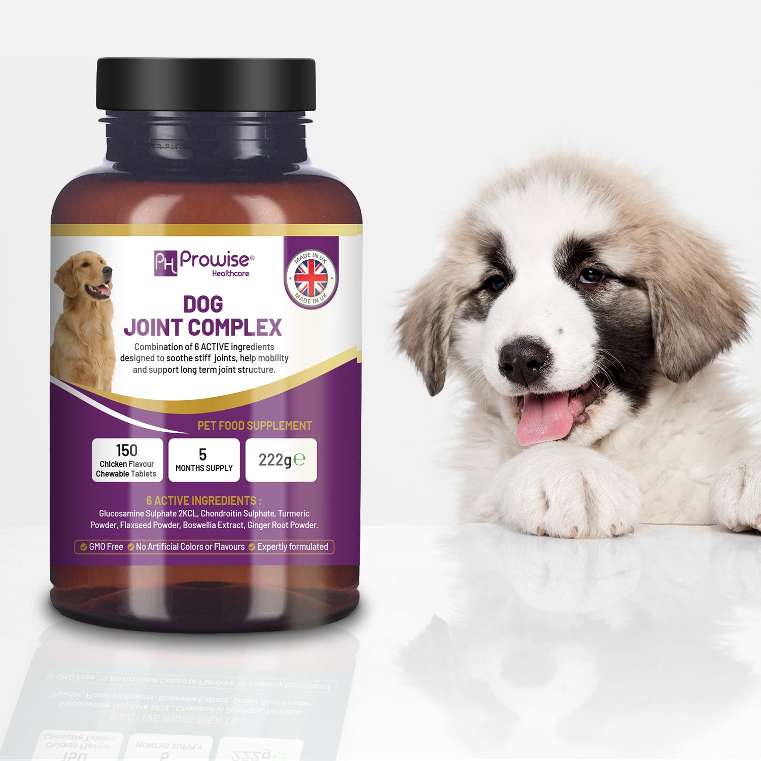 Prowise Dog Joint Support Chewable Tablets, 150 Tablets, 5 Month Supply