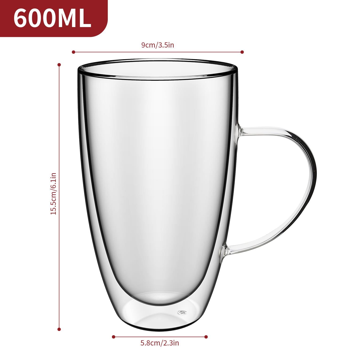 Vinsani Double Wall Glasses Pivano 1010315