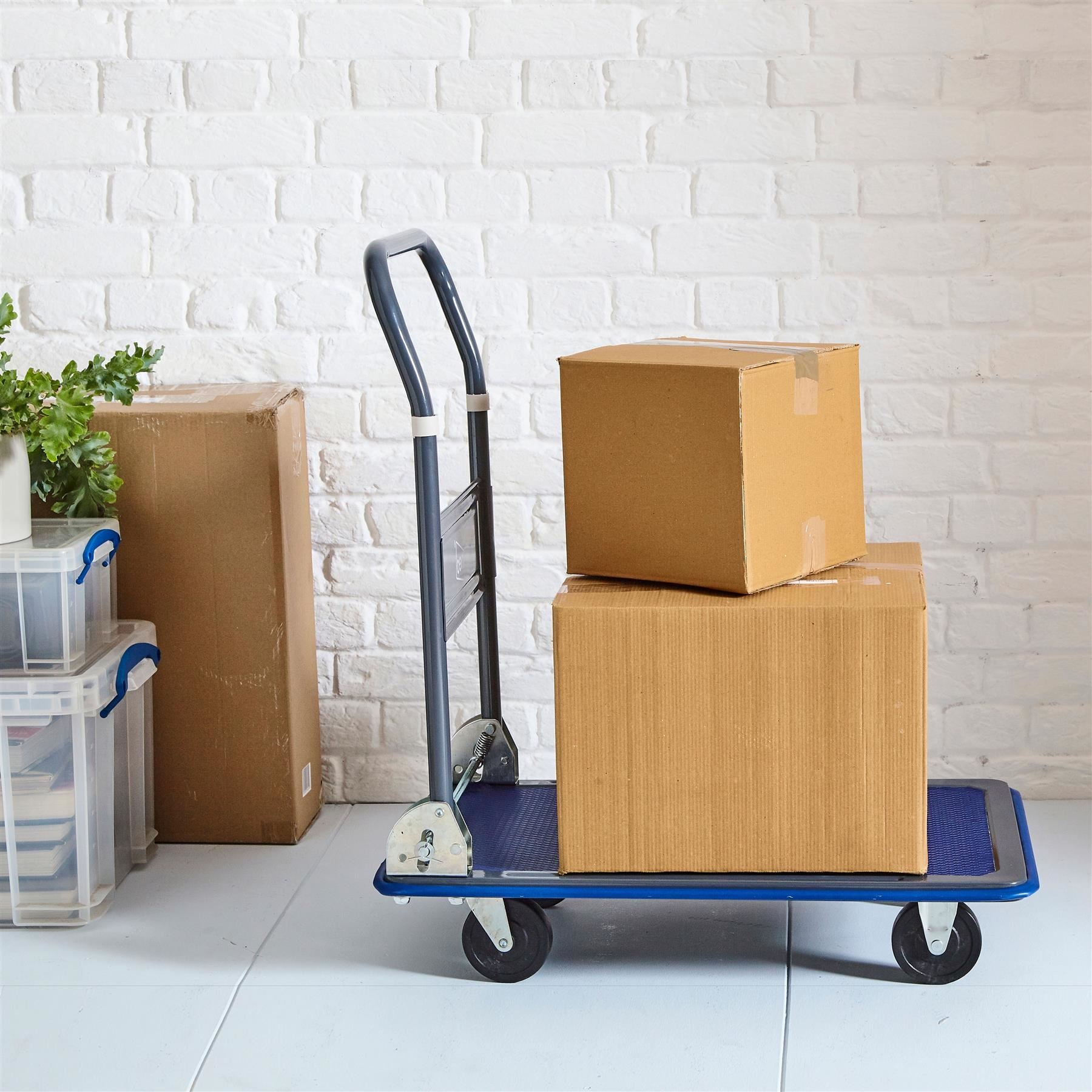 Heavy Duty Foldable Platform Trolley, 150kg Capacity