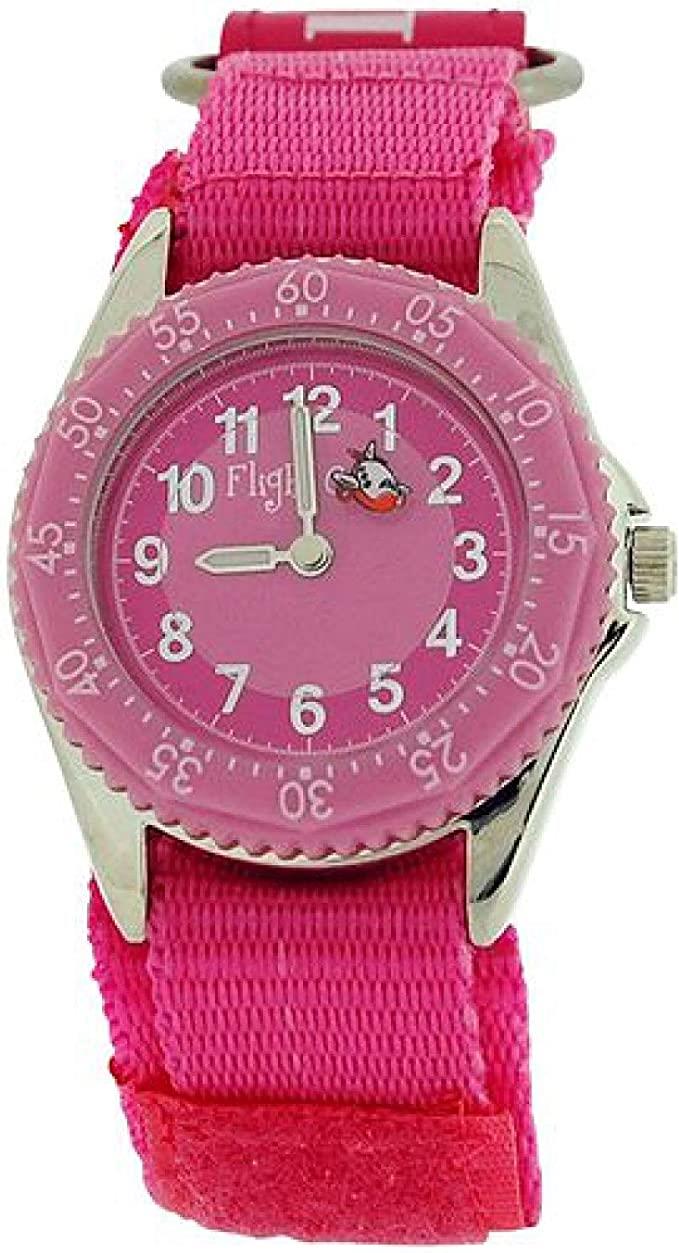 Time Design Girls Pink Pilot Design Watch, Badge, Pen & Note Book Gift Set TDX0713K21