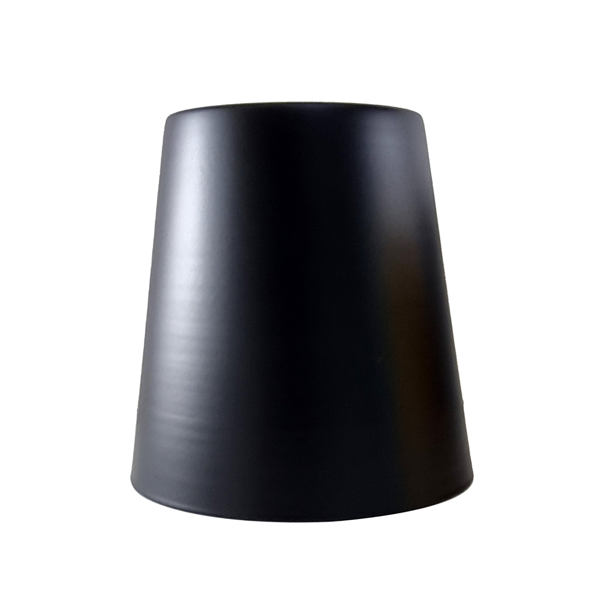Retro Easy Fit Light Shade 13cm Metal E27 Matt Black Lampshade