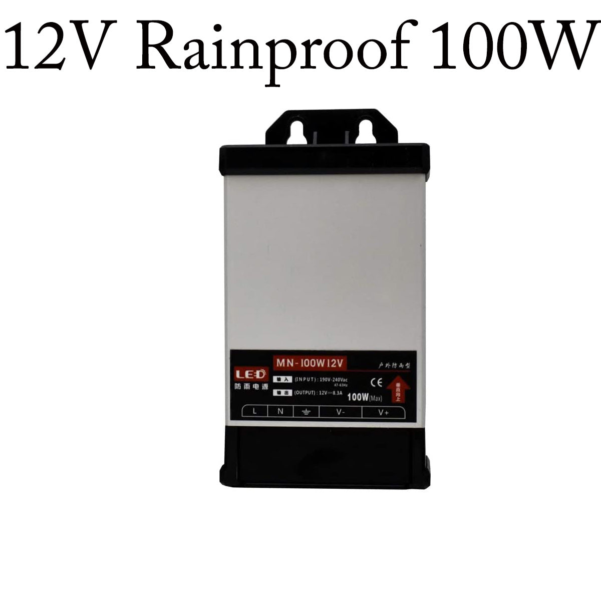 12V IP45 Rainproof LED Power Supply Transformer