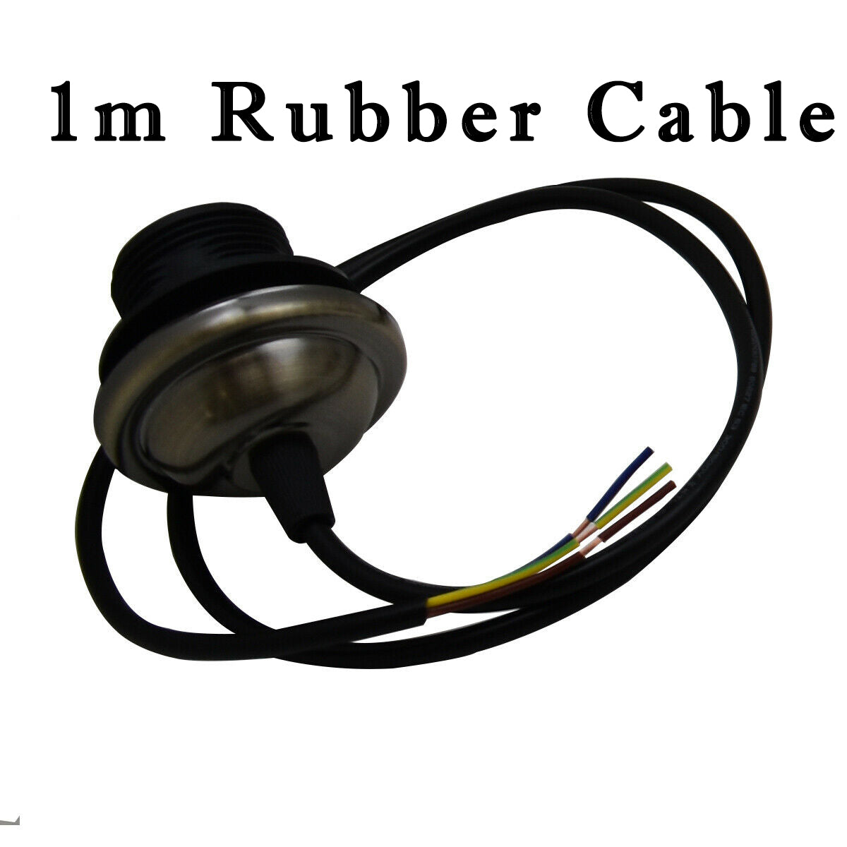 E27 Green Brass Colour Umbrella Holder PVC 2 Core Round Black Colour 1m Cable Pendant Set~2151
