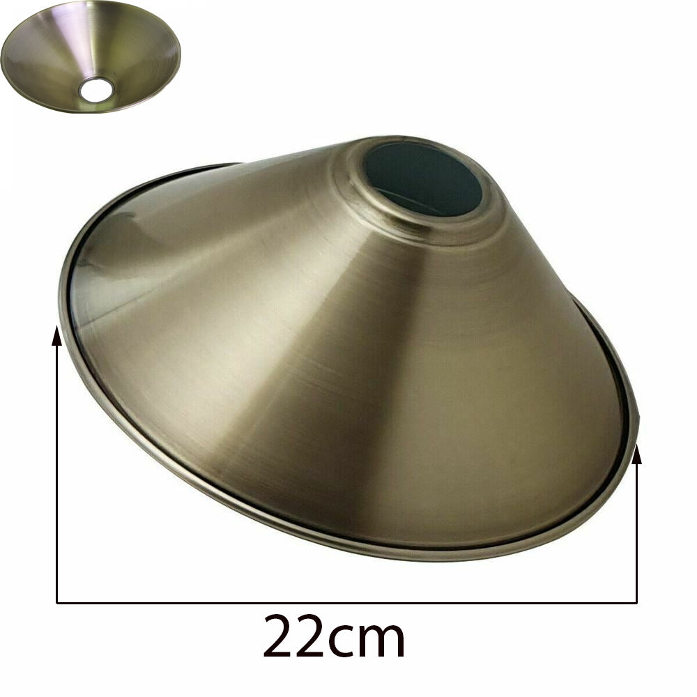 LEDSONE Modern Metal Easy Fit Cone Shape Ceiling Pendant Lampshade