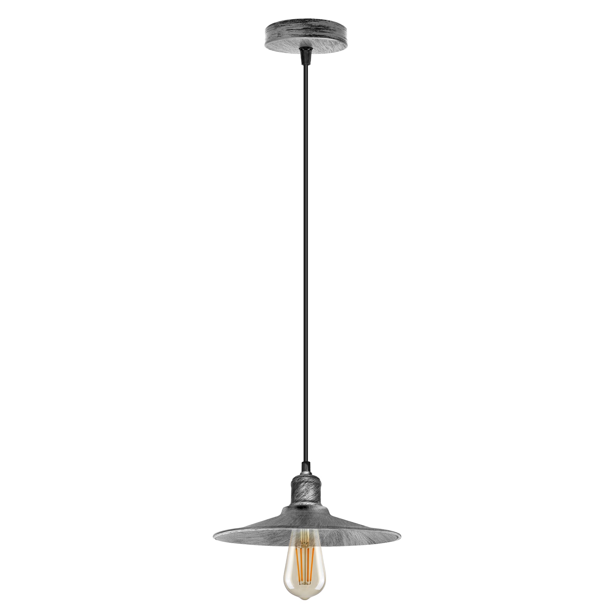 Vintage Retro Metal Ceiling Pendant Light Shade, E27 Hanging Lamp Fixture