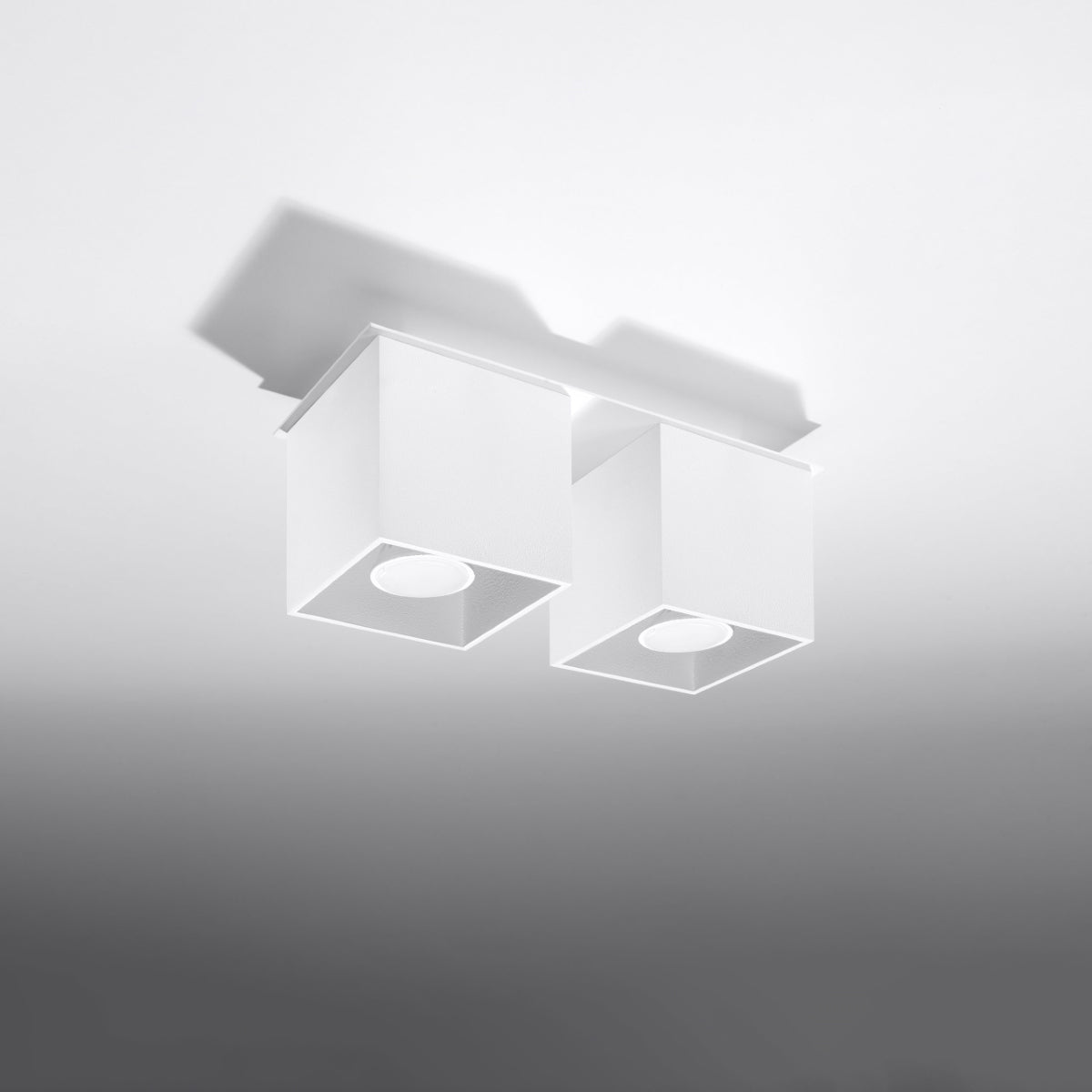Ceiling lamp aluminum Quad modern Design GU10