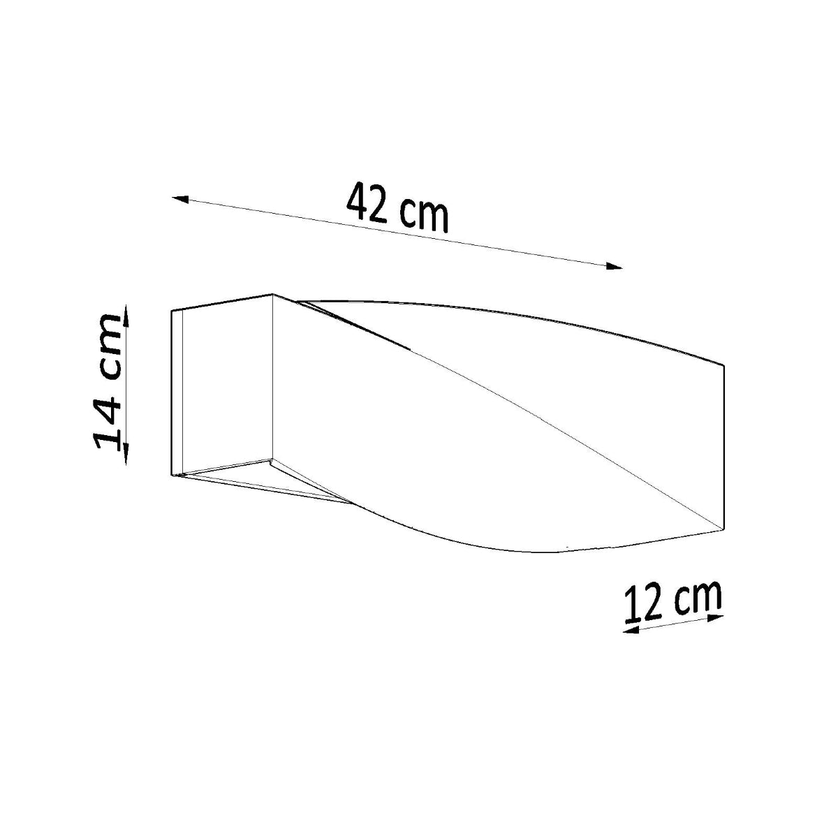 Wall lamp concrete Sigma modern Design E27