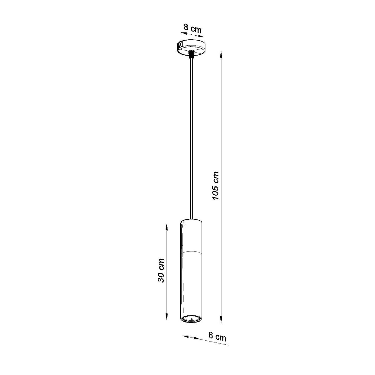 Pendant lamp Steel, concrete Borgio modern Design GU10