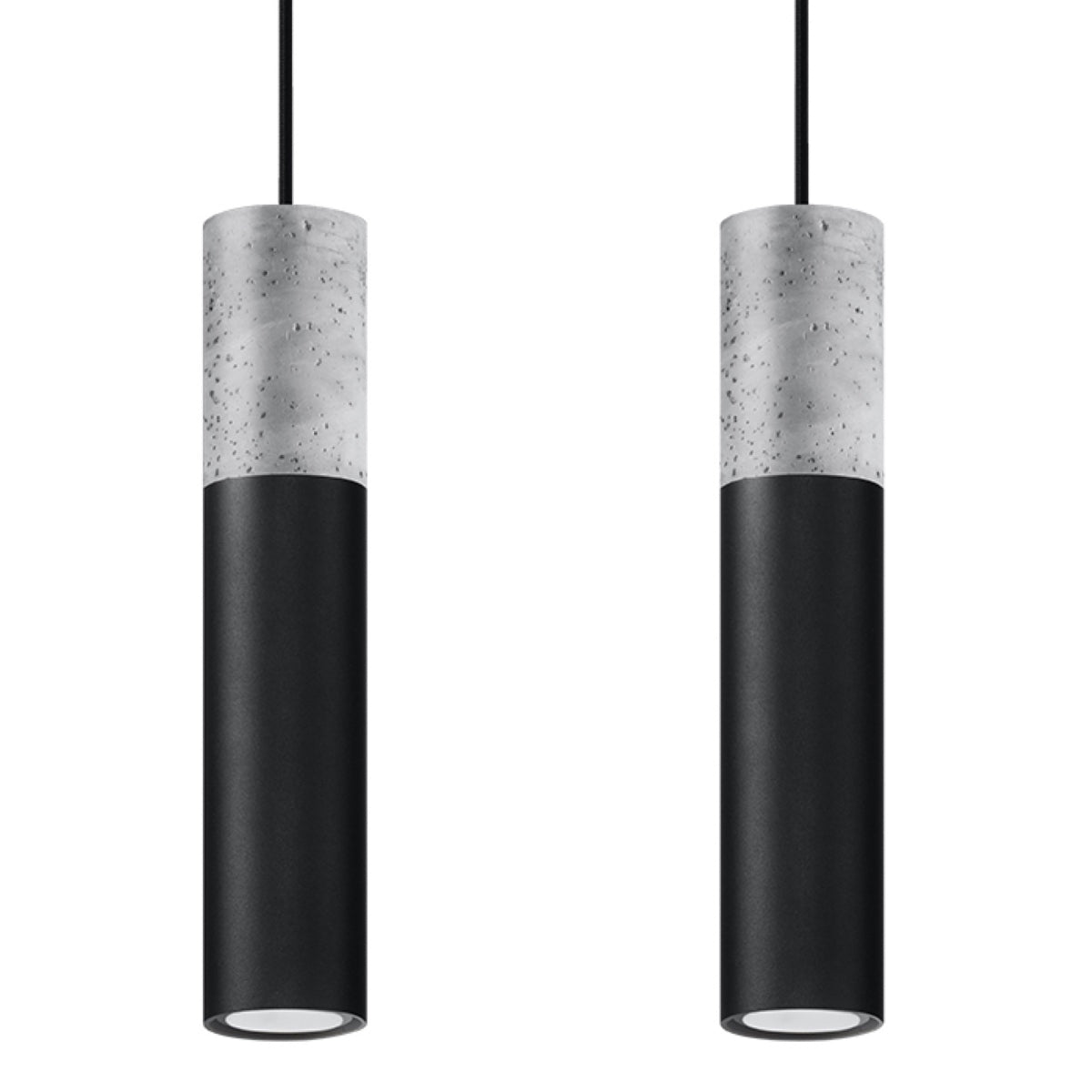 Pendant lamp Steel, concrete Borgio modern Design GU10