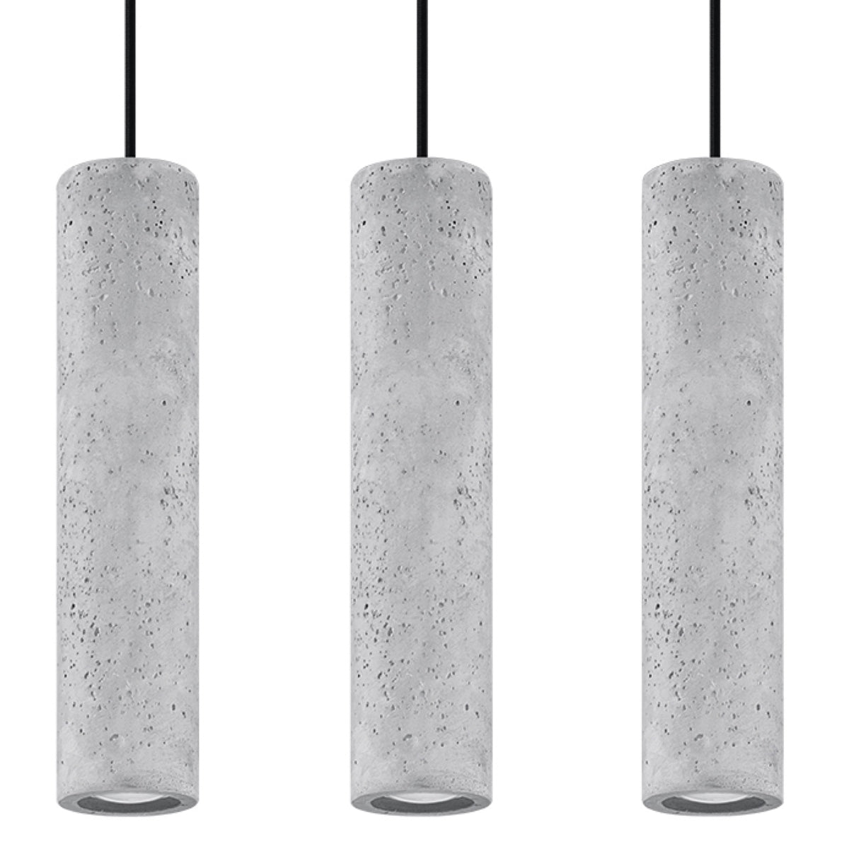 Luvo Industrial Concrete Pendant Lamp GU10
