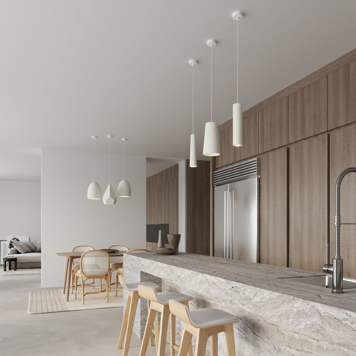 Pendant lamp ceramics Nancy modern Design GU10