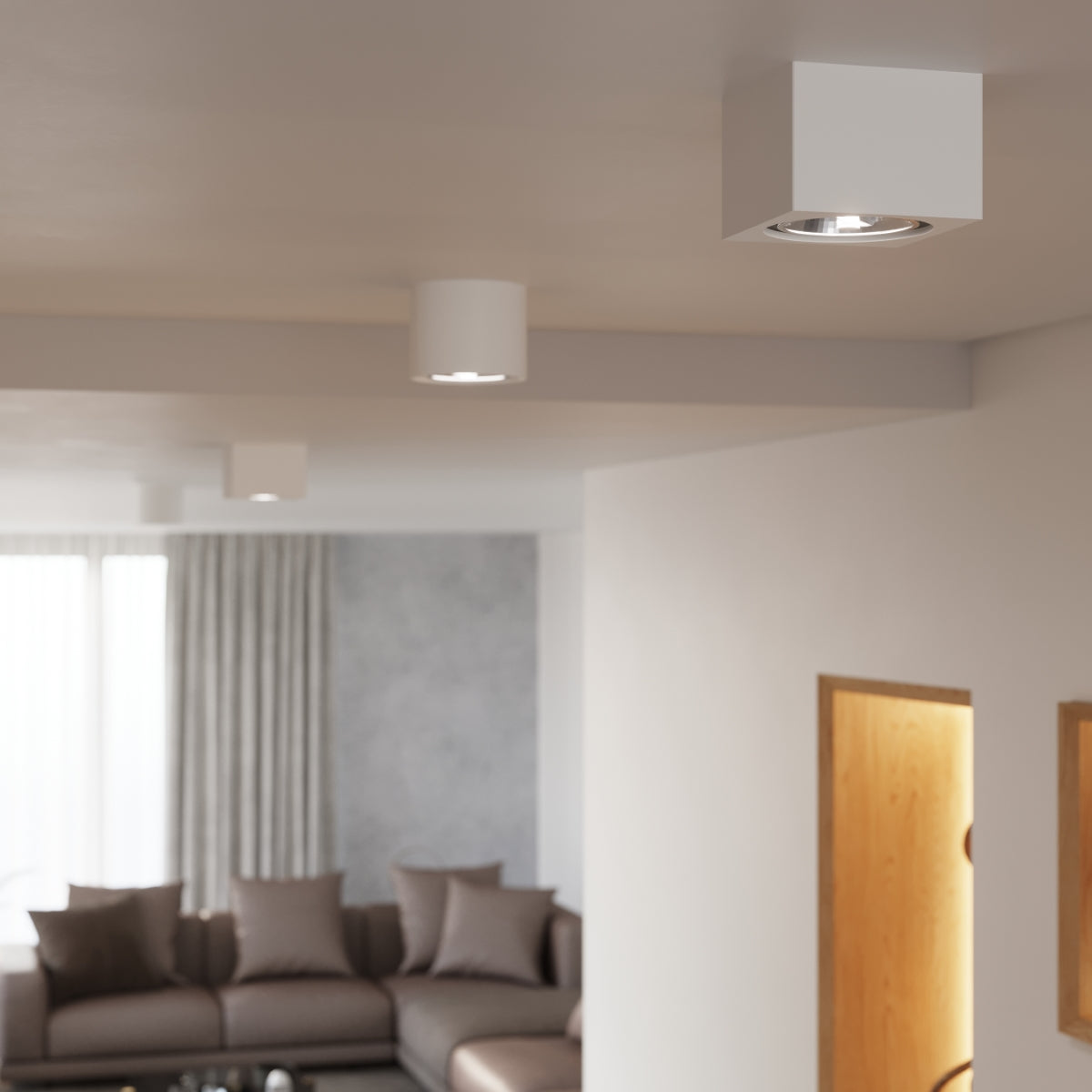 Ceiling lamp ceramics Kalu modern Design GU10/ES111