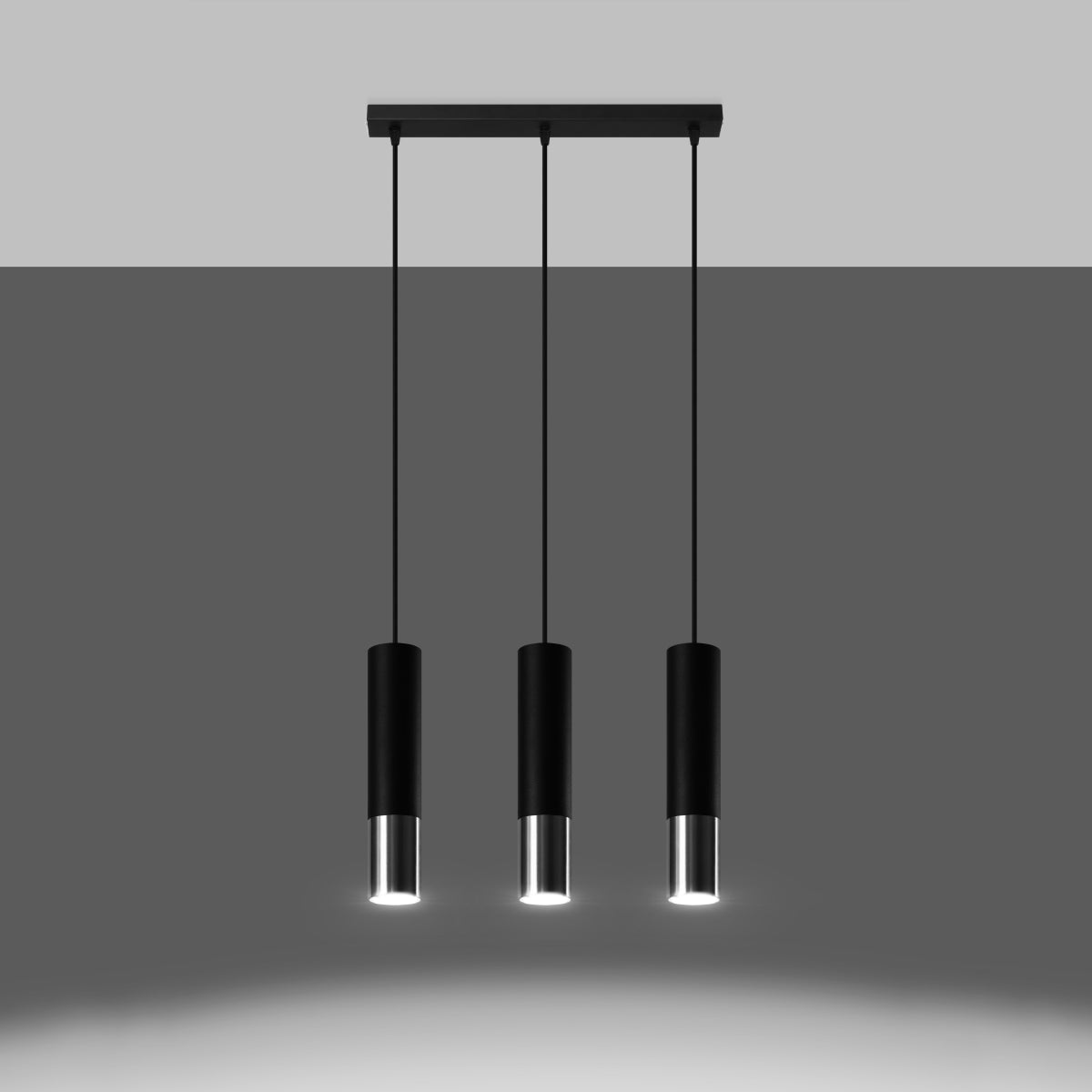 Pendant lamp steel Loopez modern Design GU10