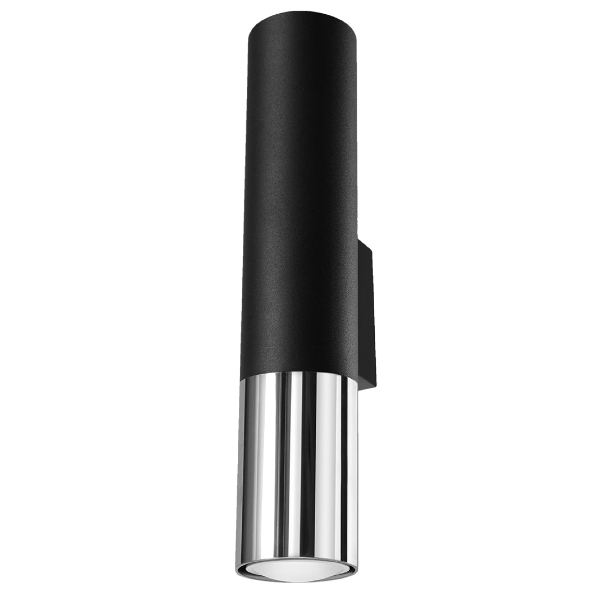 Loopez Modern Steel Wall Lamp GU10 Black/Chrome