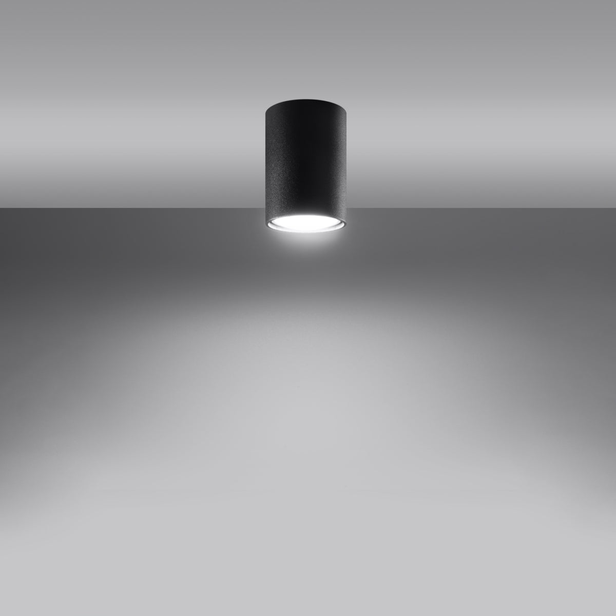 Sollux Lighting Lagos Modern Ceiling Lamp Steel Black GU10