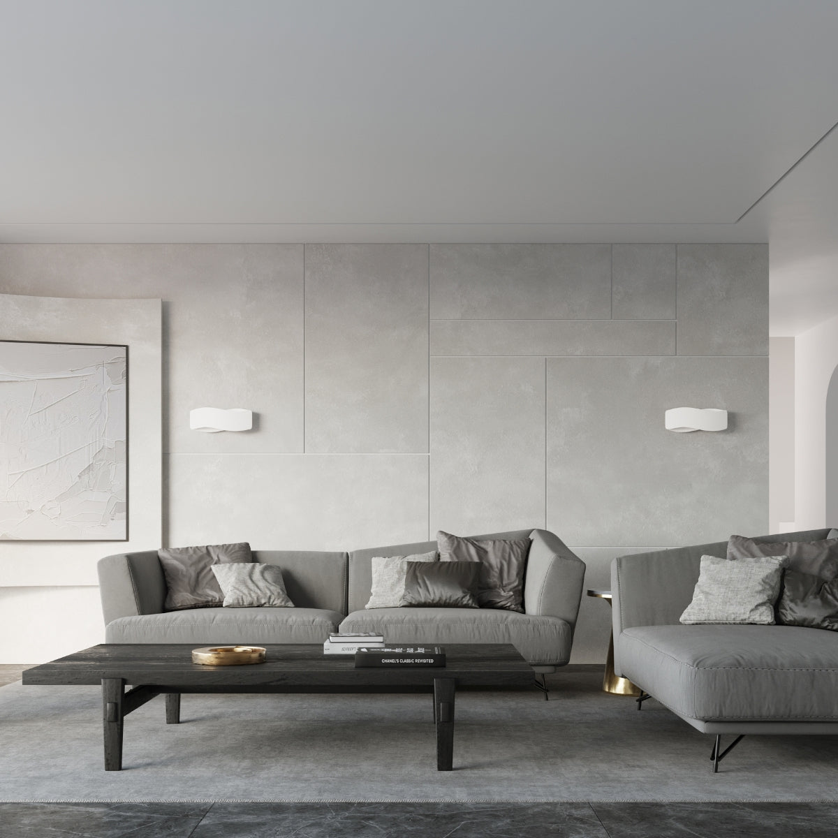 Wall lamp steel Tila modern Design G9