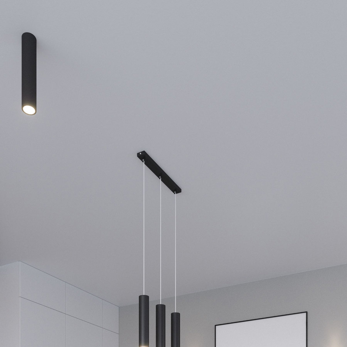 Pendant lamp steel Lagos modern Design GU10