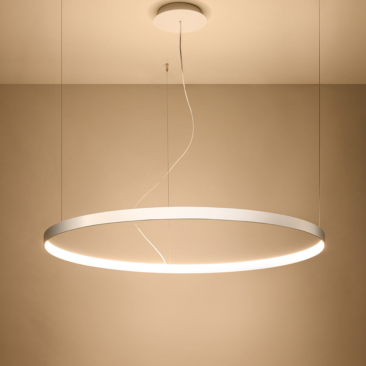 Chandelier steel Rio modern Design LED