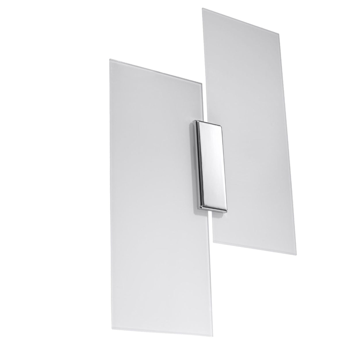 Fabiano Modern Wall Lamp, Steel and Glass, E27