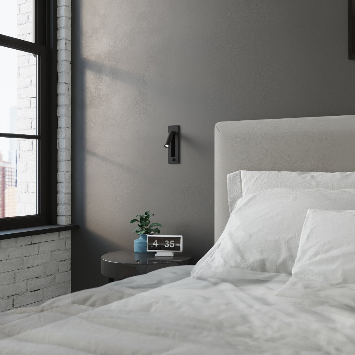 Wall lamp steel Enif modern Design G9