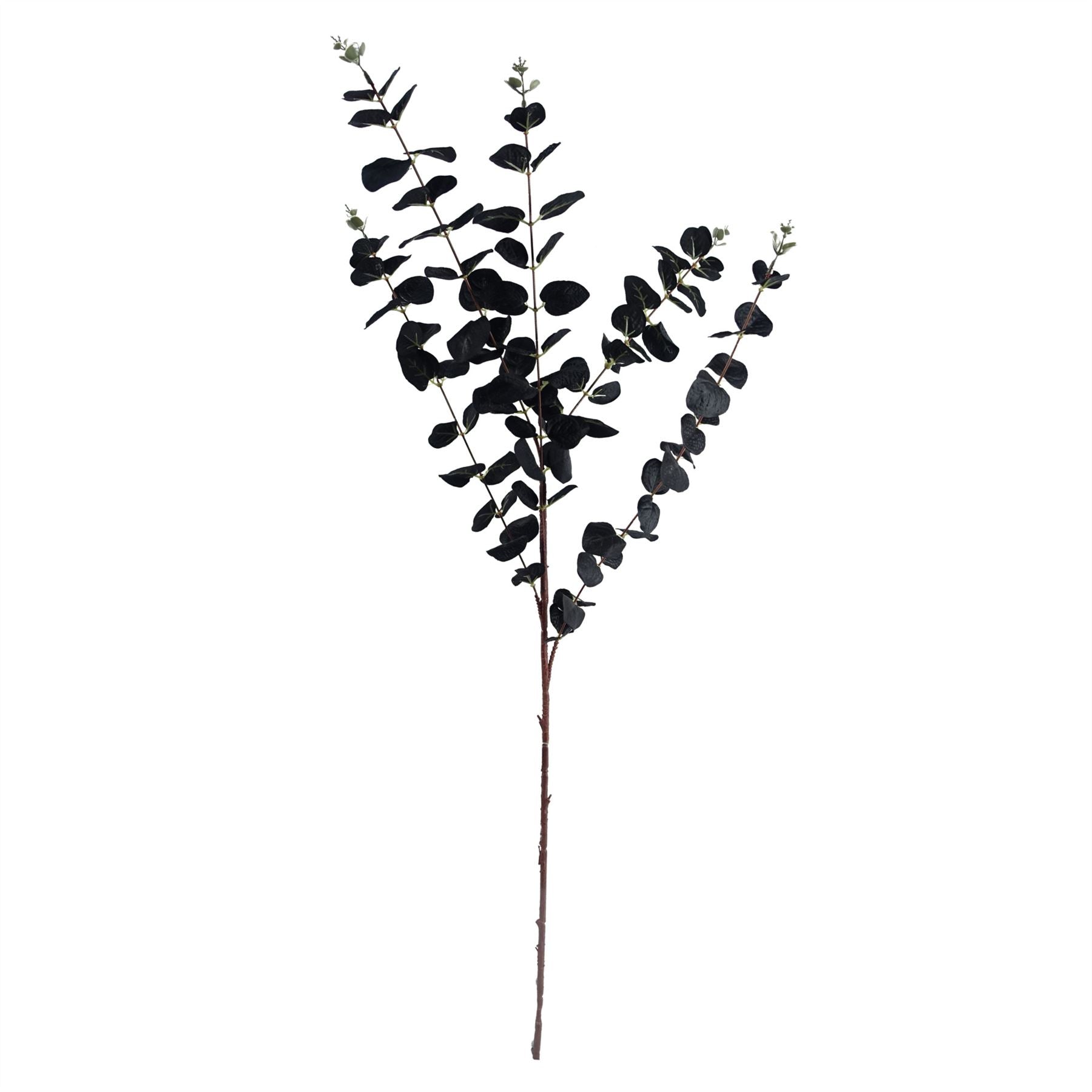 80cm Artificial Orange Chrysanthemum and Foliage Arrangement with Clear Glass Vase