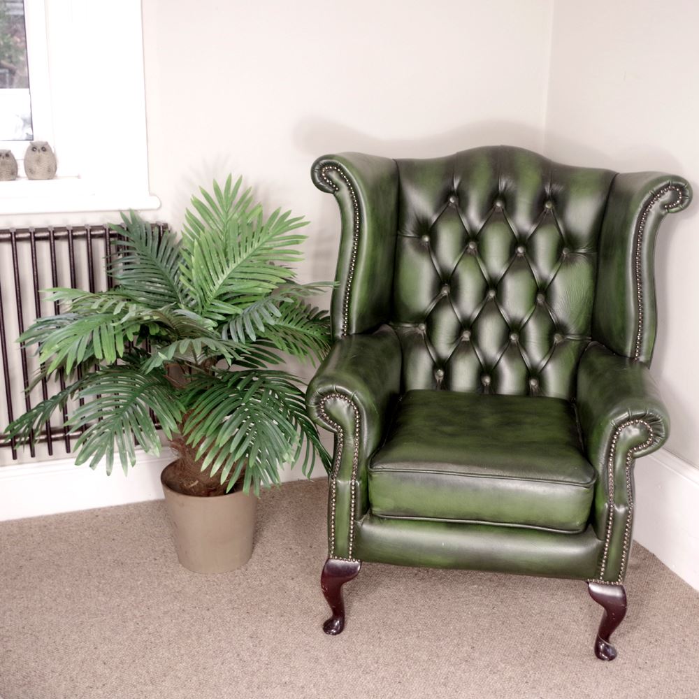 Artificial Princess Palm Tree 100cm Potted with Brown Trunk and Green Fronds