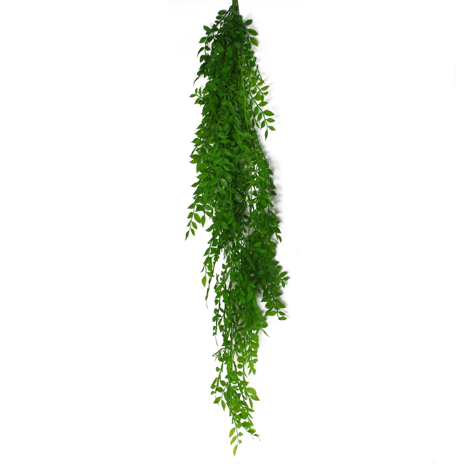 Leaf 100cm Hanging String of Pearls Fern Artificial Plant Light Green Bare Stem Unpotted