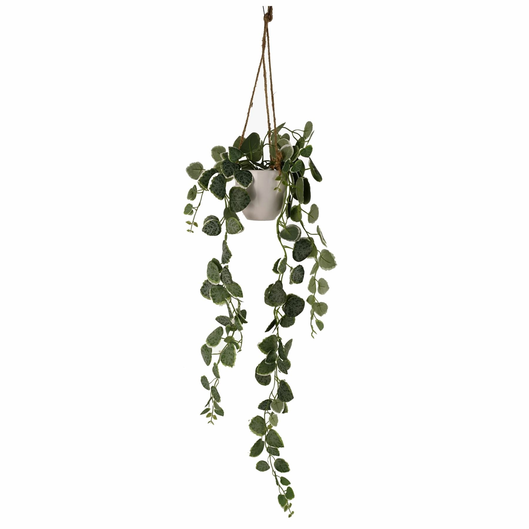 Leaf 90cm Artificial Potted Hanging String of Hearts Realistic Trailing Plant