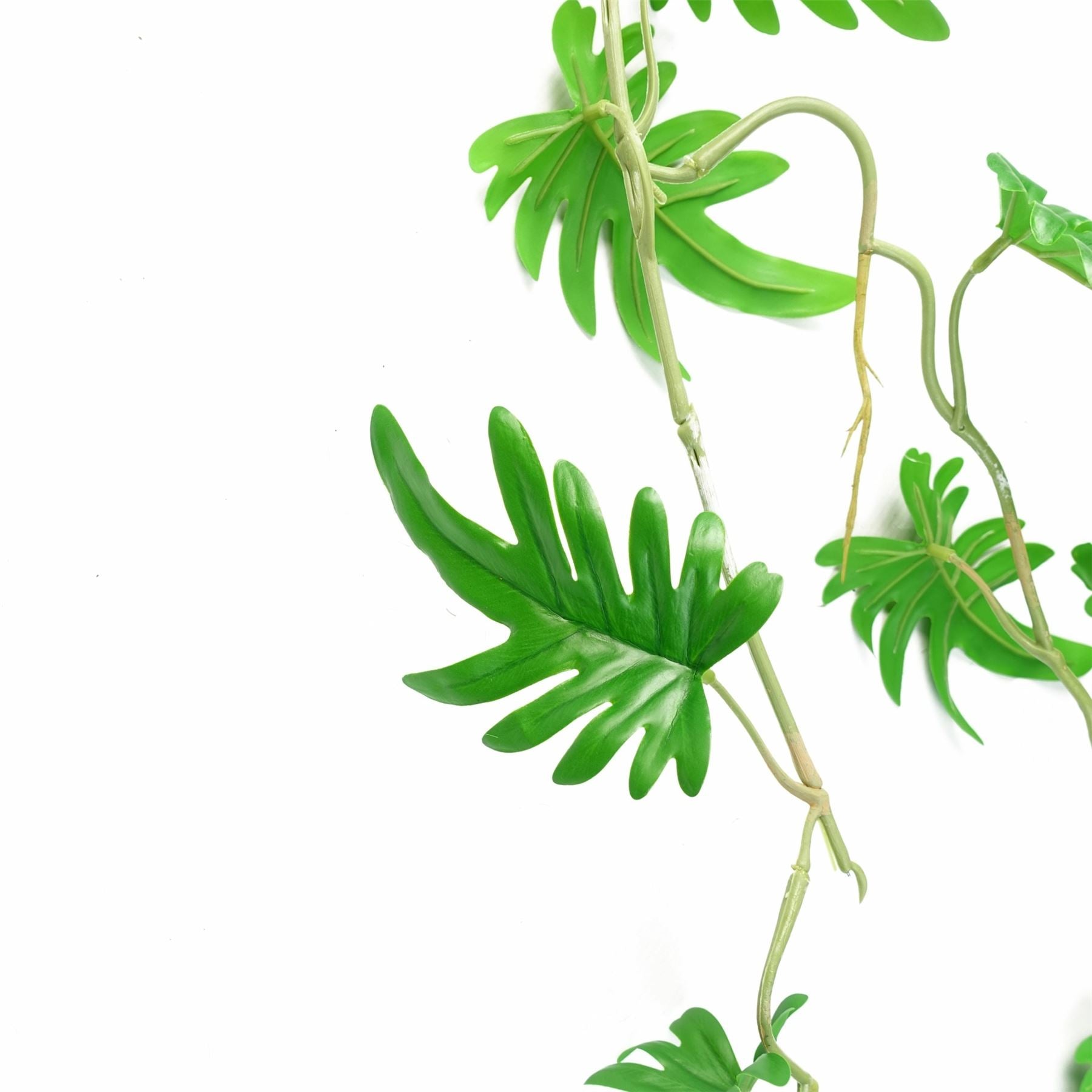 Leaf 100cm Artificial Trailing Hanging Philodendron Cheese Plant Realistic Small Leaf, No Planter Included