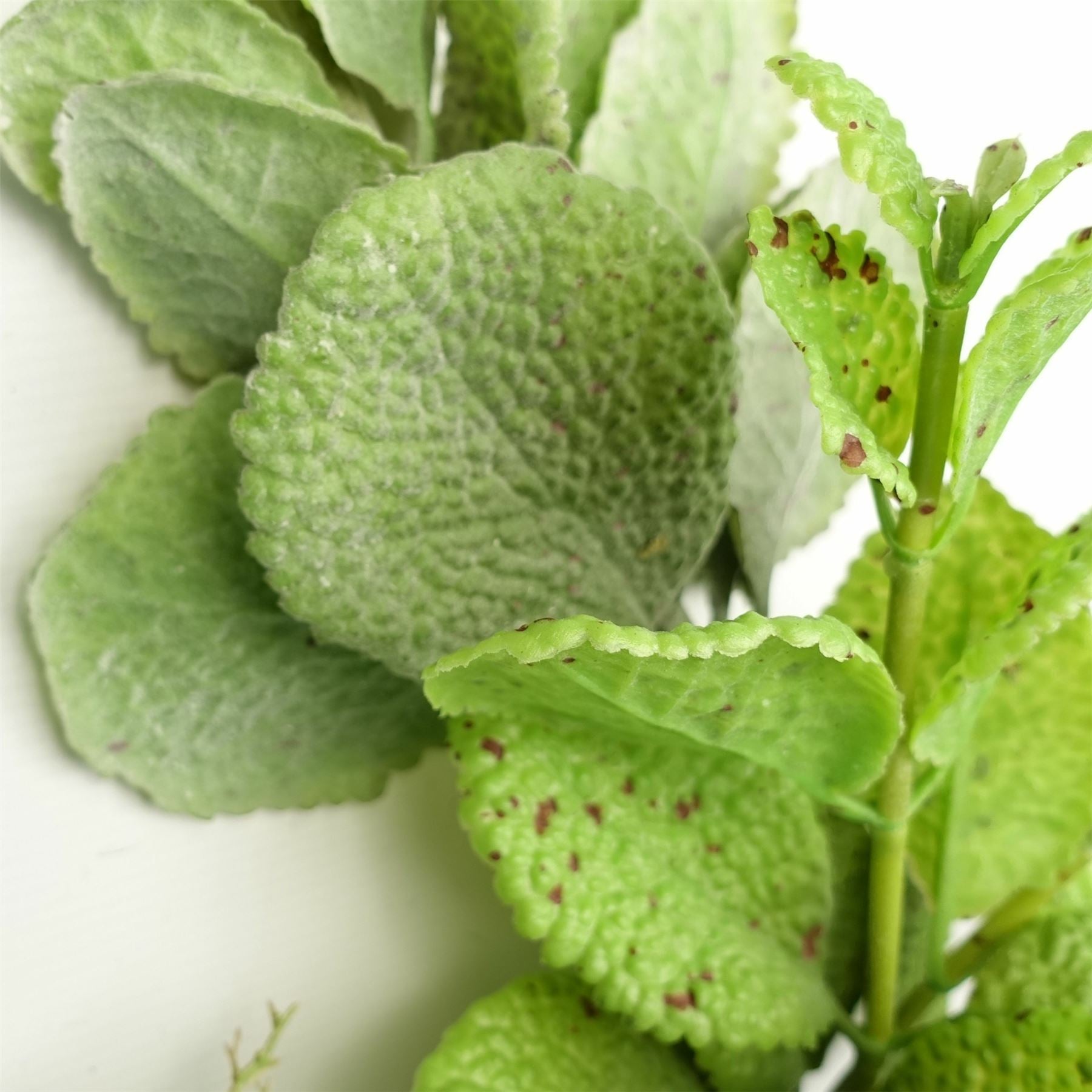Leaf Artificial Hanging Mint Leaf Garland Plant, 125cm Realistic